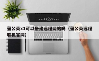 宣威蒲公英x1可以搭建远程网站吗（蒲公英远程联机官网）